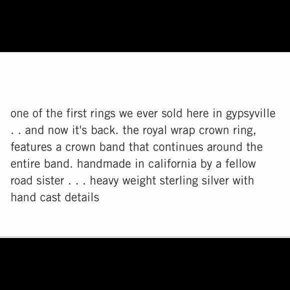 👑 JUNK GYPSY ROYAL CROWN RING 👑 - Picture 4 of 8